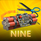 Nine cards game icon on phmacao